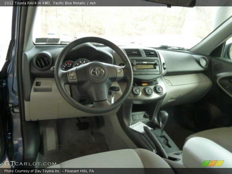 Pacific Blue Metallic / Ash 2012 Toyota RAV4 I4 4WD