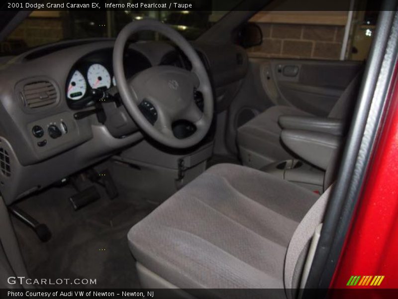 Inferno Red Pearlcoat / Taupe 2001 Dodge Grand Caravan EX