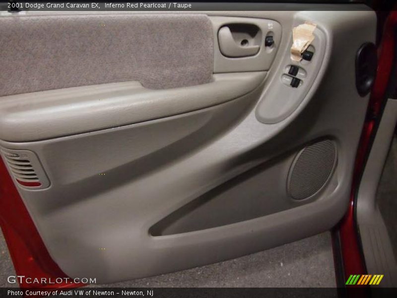 Inferno Red Pearlcoat / Taupe 2001 Dodge Grand Caravan EX