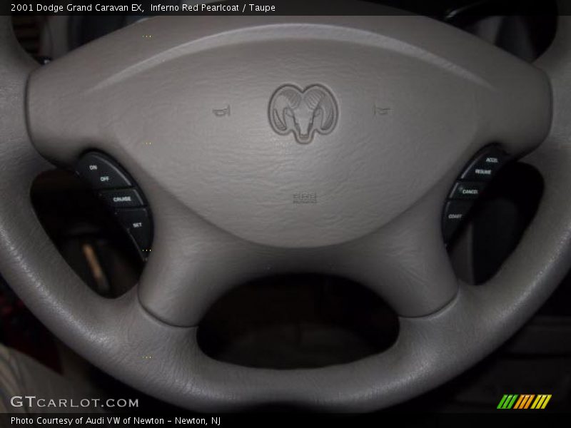 Inferno Red Pearlcoat / Taupe 2001 Dodge Grand Caravan EX