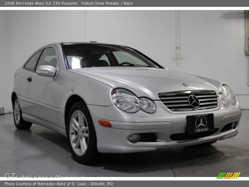 Iridium Silver Metallic / Black 2008 Mercedes-Benz SLK 280 Roadster