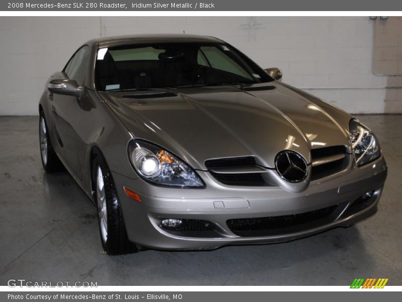 Iridium Silver Metallic / Black 2008 Mercedes-Benz SLK 280 Roadster