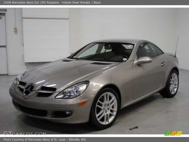 Iridium Silver Metallic / Black 2008 Mercedes-Benz SLK 280 Roadster