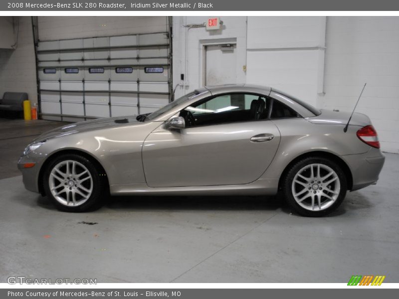 Iridium Silver Metallic / Black 2008 Mercedes-Benz SLK 280 Roadster