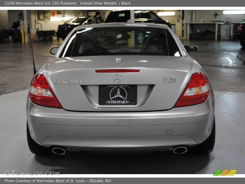 Iridium Silver Metallic / Black 2008 Mercedes-Benz SLK 280 Roadster