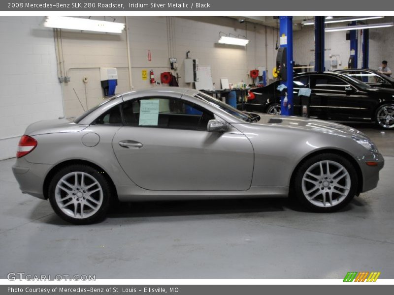 Iridium Silver Metallic / Black 2008 Mercedes-Benz SLK 280 Roadster