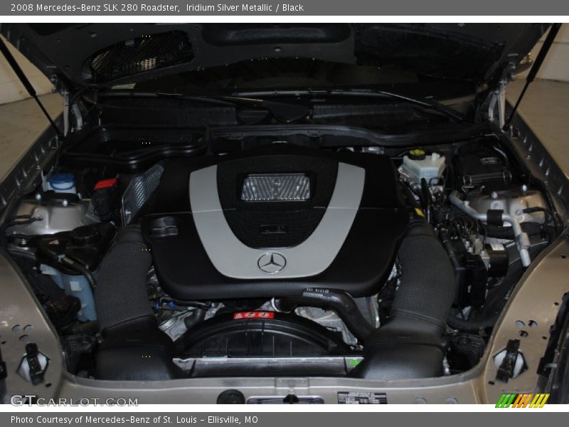 Iridium Silver Metallic / Black 2008 Mercedes-Benz SLK 280 Roadster
