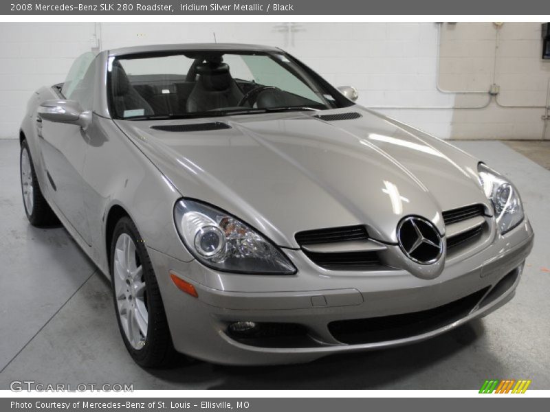 Iridium Silver Metallic / Black 2008 Mercedes-Benz SLK 280 Roadster