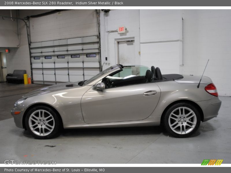Iridium Silver Metallic / Black 2008 Mercedes-Benz SLK 280 Roadster