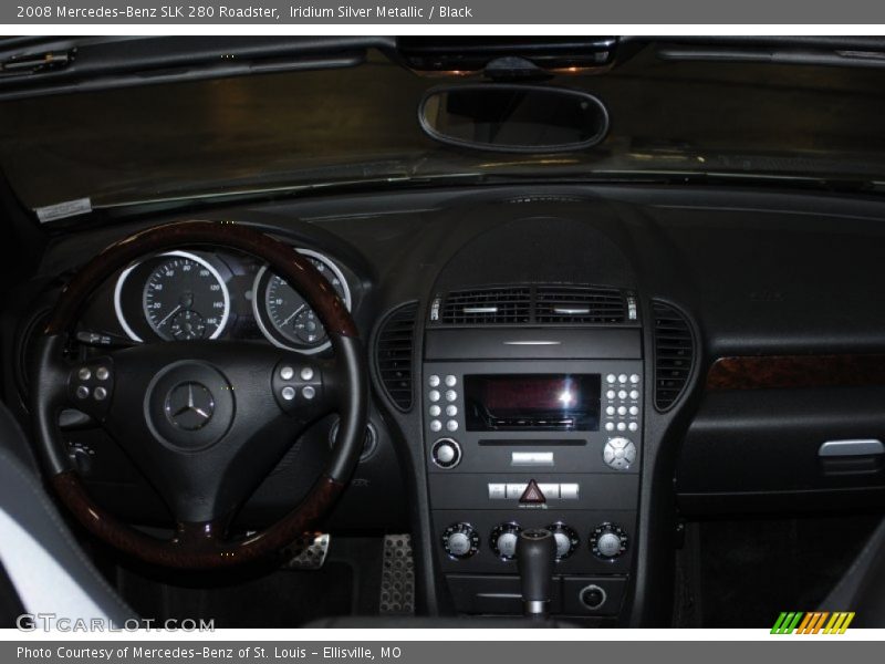 Iridium Silver Metallic / Black 2008 Mercedes-Benz SLK 280 Roadster