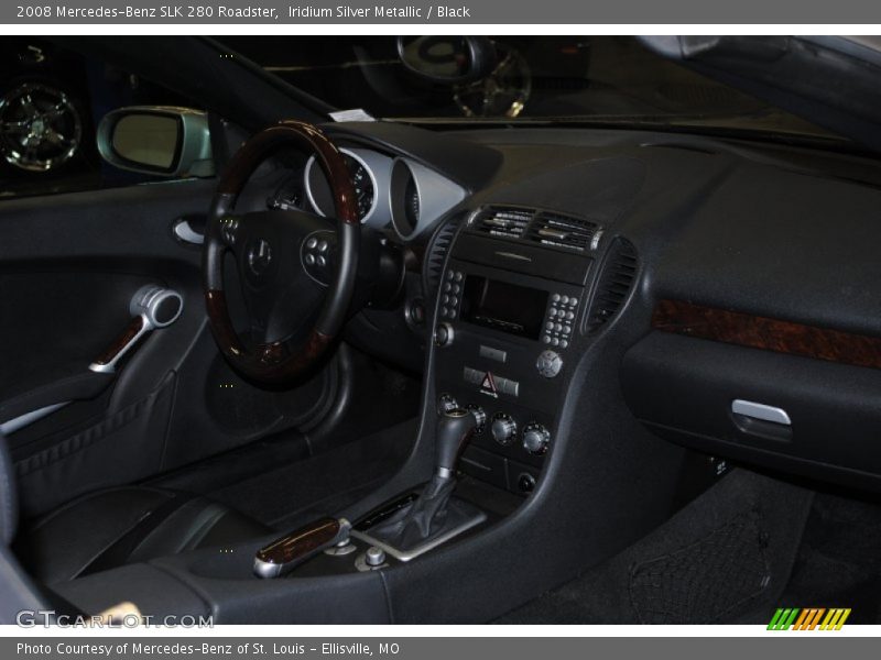 Iridium Silver Metallic / Black 2008 Mercedes-Benz SLK 280 Roadster