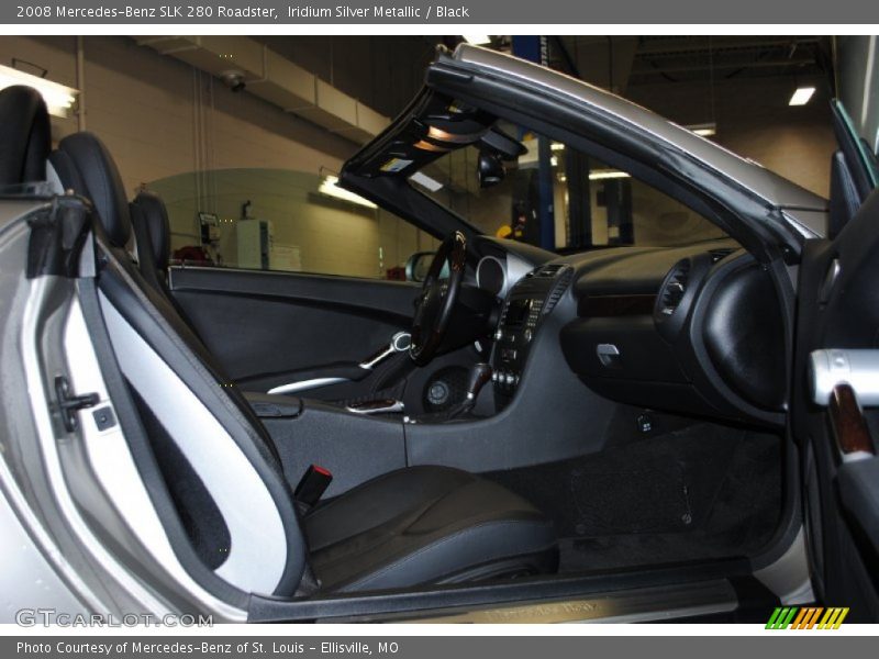 Iridium Silver Metallic / Black 2008 Mercedes-Benz SLK 280 Roadster