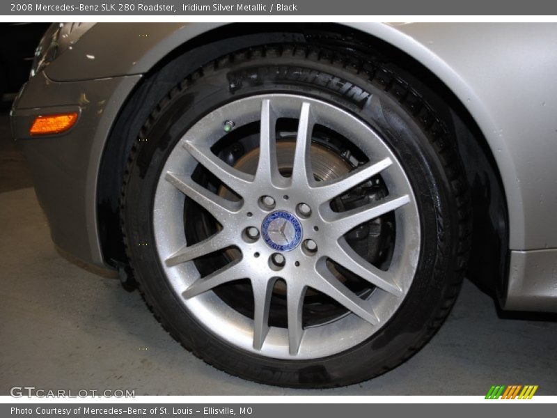 Iridium Silver Metallic / Black 2008 Mercedes-Benz SLK 280 Roadster