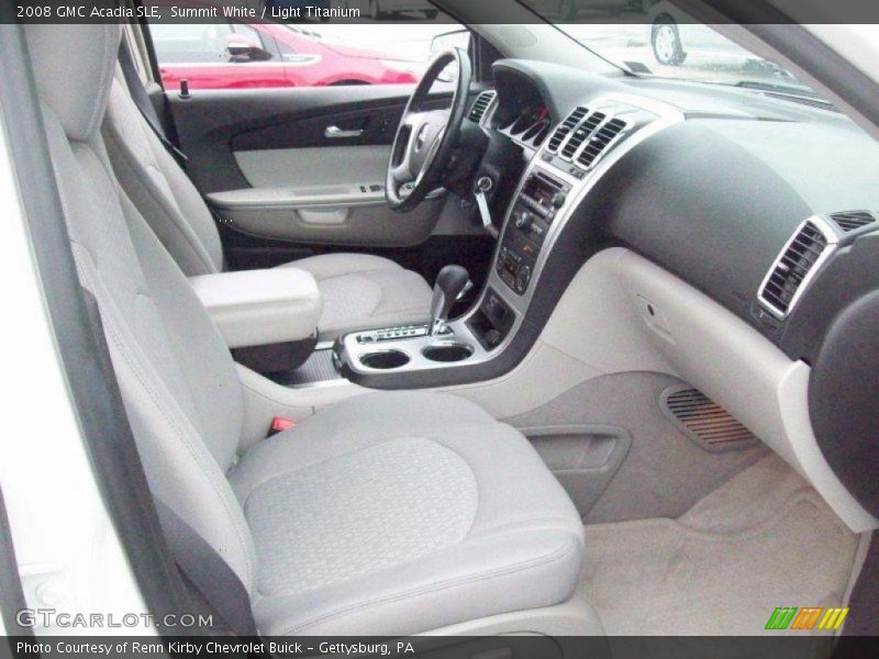 Summit White / Light Titanium 2008 GMC Acadia SLE
