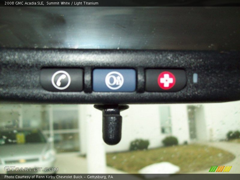 Summit White / Light Titanium 2008 GMC Acadia SLE
