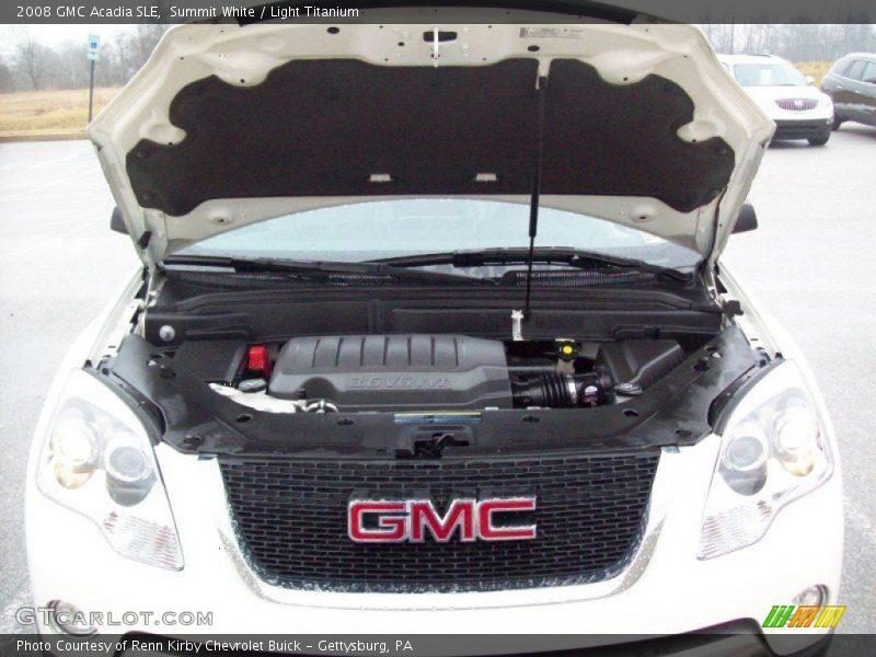 Summit White / Light Titanium 2008 GMC Acadia SLE