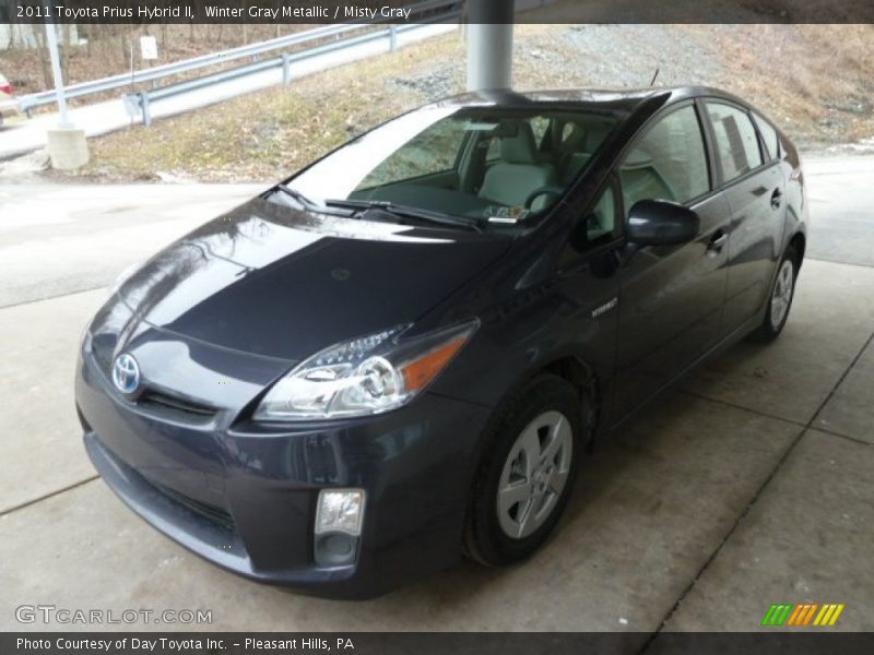 Winter Gray Metallic / Misty Gray 2011 Toyota Prius Hybrid II