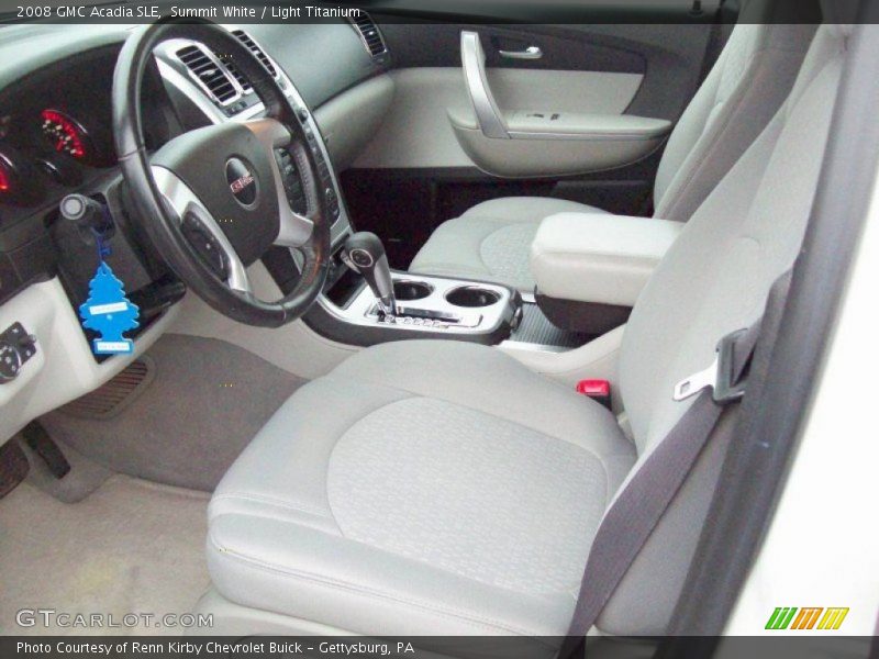 Summit White / Light Titanium 2008 GMC Acadia SLE