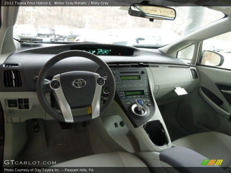 Winter Gray Metallic / Misty Gray 2011 Toyota Prius Hybrid II