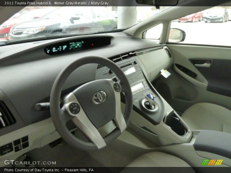 Winter Gray Metallic / Misty Gray 2011 Toyota Prius Hybrid II