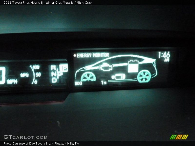 Winter Gray Metallic / Misty Gray 2011 Toyota Prius Hybrid II