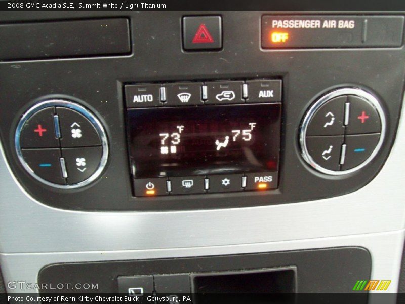 Summit White / Light Titanium 2008 GMC Acadia SLE