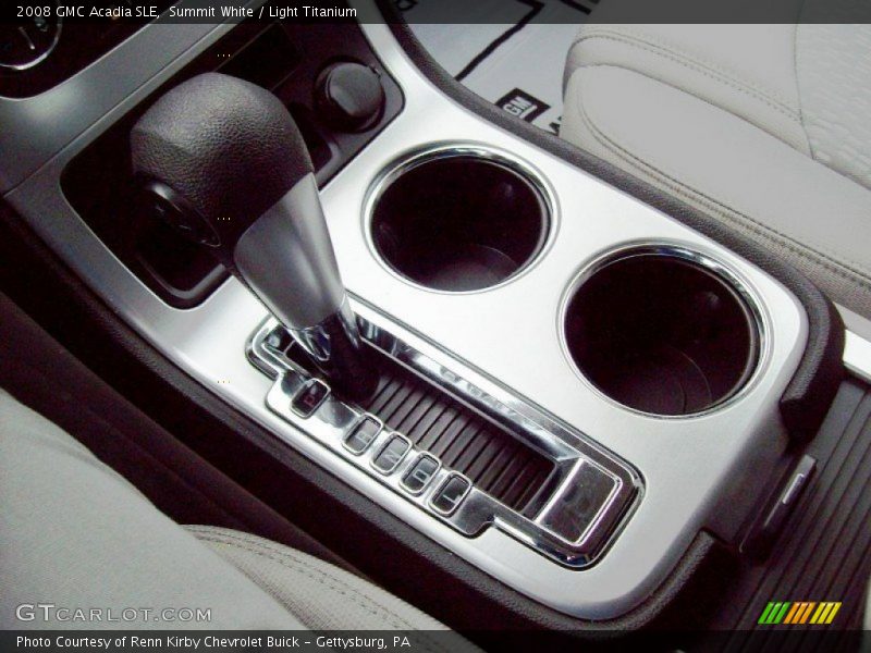 Summit White / Light Titanium 2008 GMC Acadia SLE