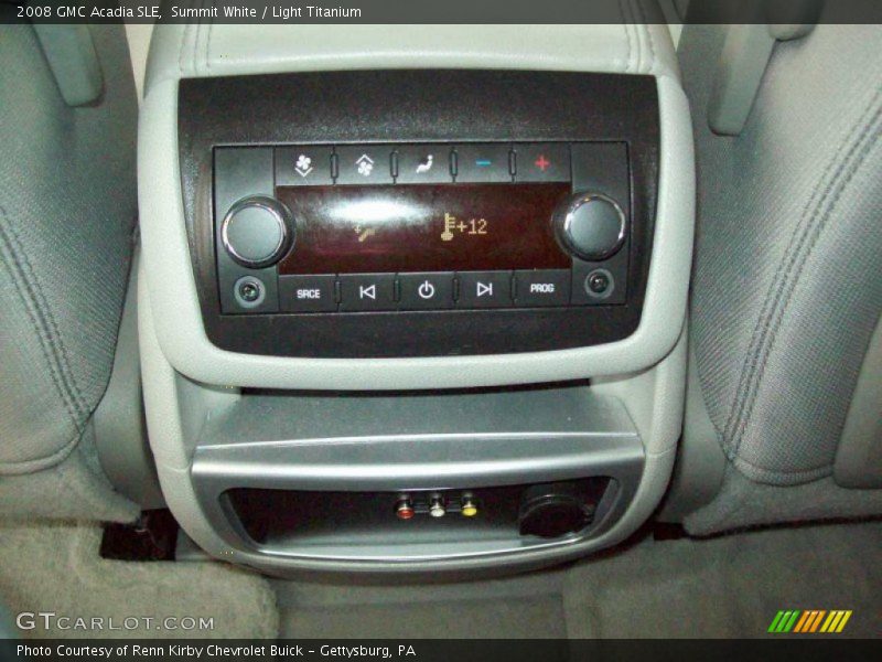 Summit White / Light Titanium 2008 GMC Acadia SLE