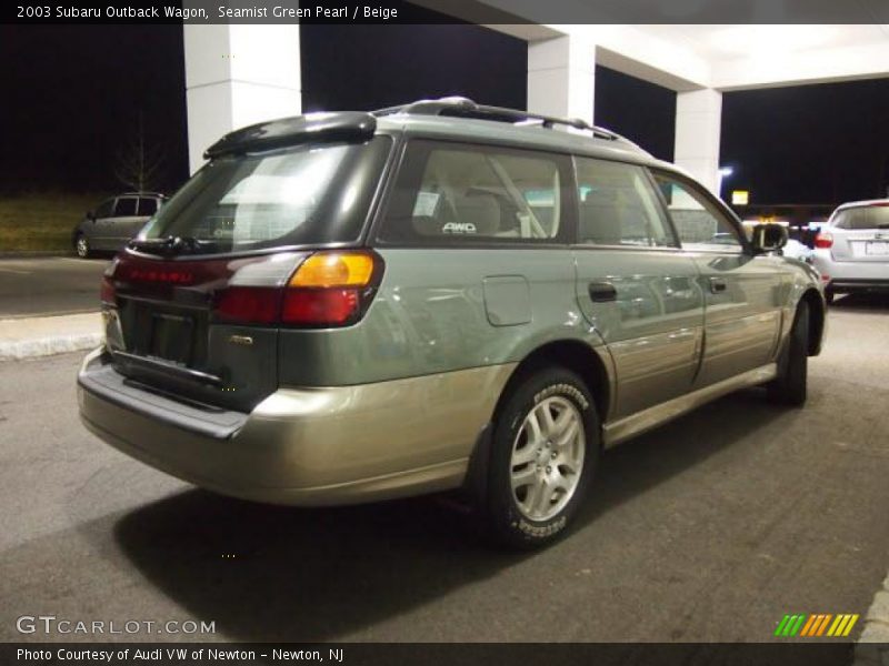 Seamist Green Pearl / Beige 2003 Subaru Outback Wagon