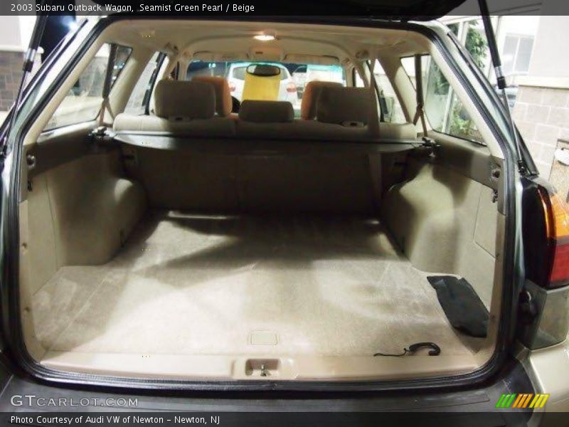 Seamist Green Pearl / Beige 2003 Subaru Outback Wagon