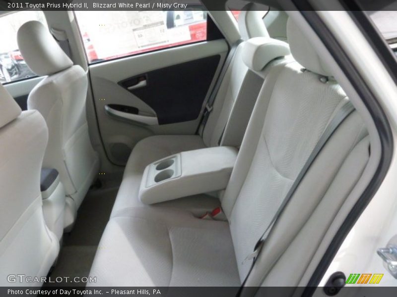 Blizzard White Pearl / Misty Gray 2011 Toyota Prius Hybrid II