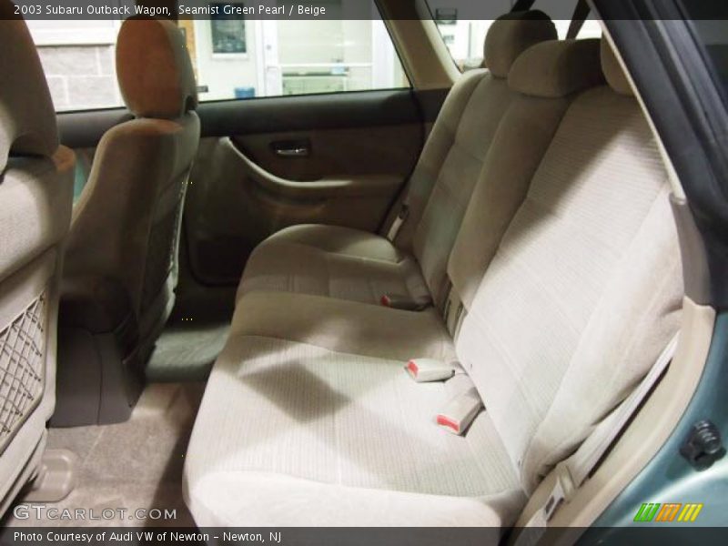 Seamist Green Pearl / Beige 2003 Subaru Outback Wagon