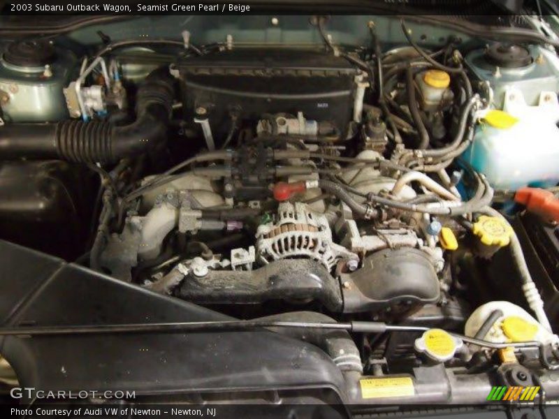 Seamist Green Pearl / Beige 2003 Subaru Outback Wagon