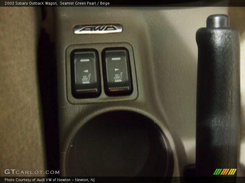 Seamist Green Pearl / Beige 2003 Subaru Outback Wagon