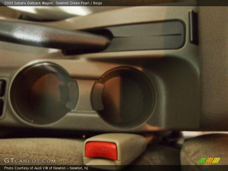 Seamist Green Pearl / Beige 2003 Subaru Outback Wagon