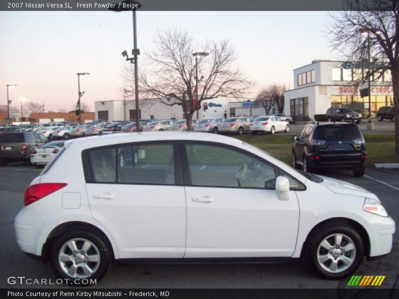 Fresh Powder / Beige 2007 Nissan Versa SL