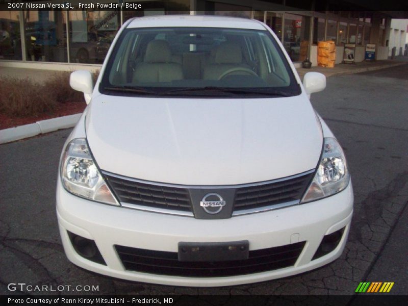 Fresh Powder / Beige 2007 Nissan Versa SL