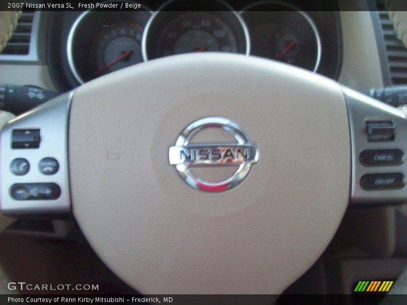 Fresh Powder / Beige 2007 Nissan Versa SL