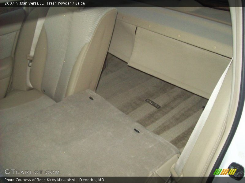 Fresh Powder / Beige 2007 Nissan Versa SL