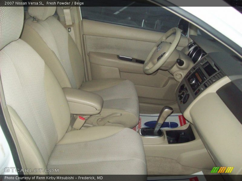 Fresh Powder / Beige 2007 Nissan Versa SL