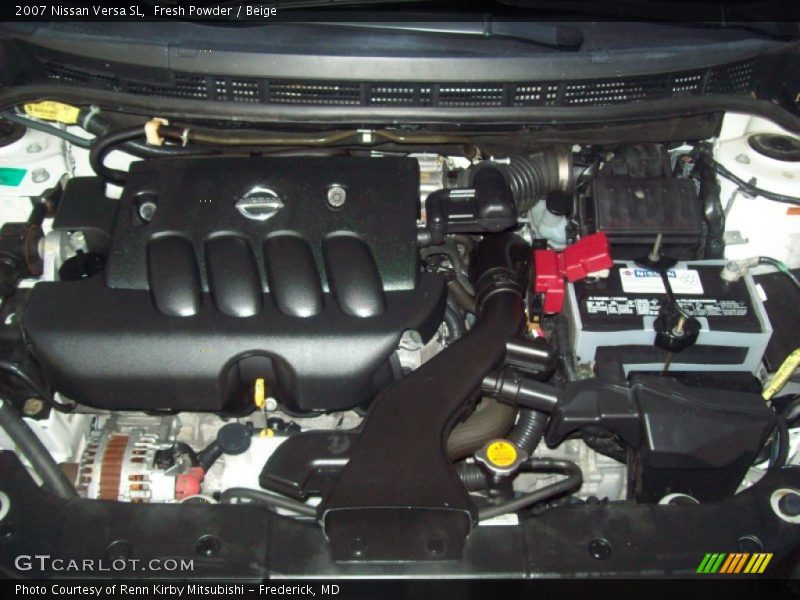 Fresh Powder / Beige 2007 Nissan Versa SL