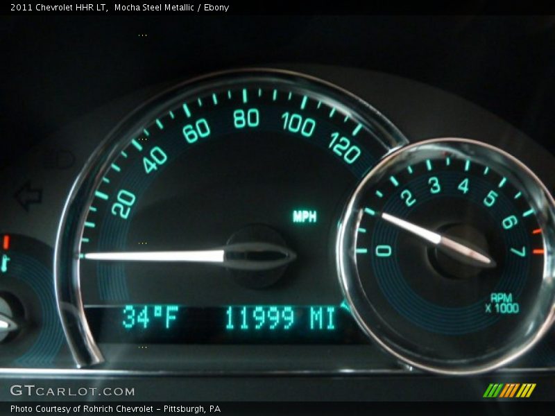 Mocha Steel Metallic / Ebony 2011 Chevrolet HHR LT
