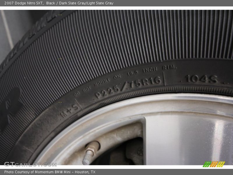 Black / Dark Slate Gray/Light Slate Gray 2007 Dodge Nitro SXT