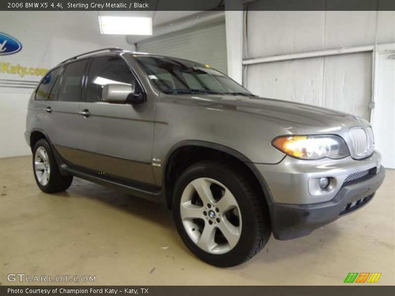 Sterling Grey Metallic / Black 2006 BMW X5 4.4i