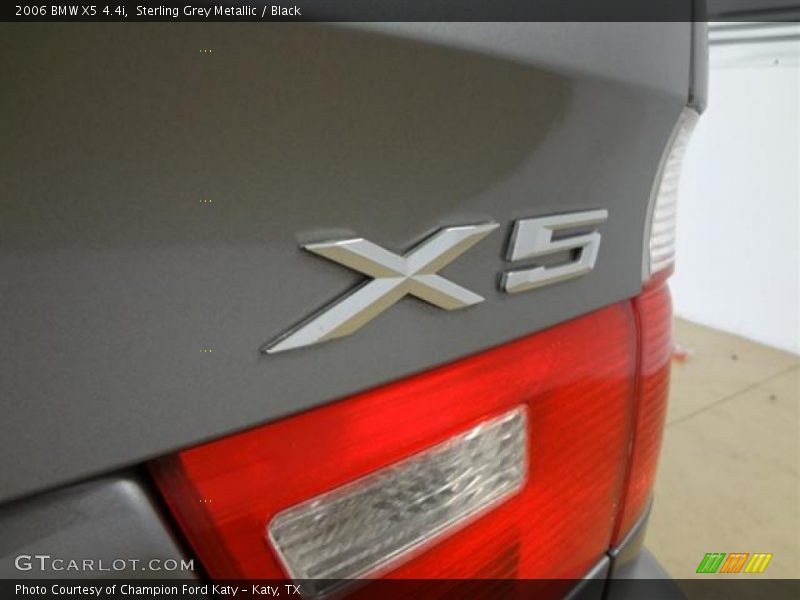 Sterling Grey Metallic / Black 2006 BMW X5 4.4i