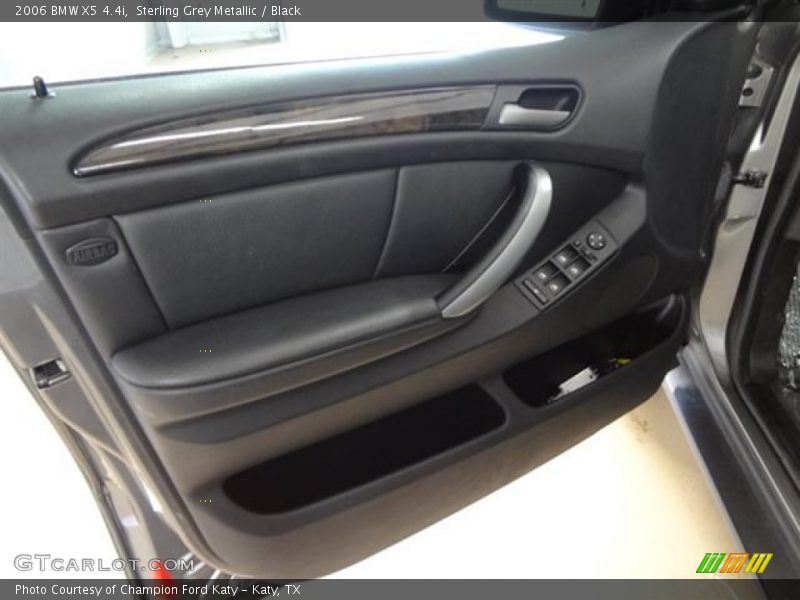 Sterling Grey Metallic / Black 2006 BMW X5 4.4i
