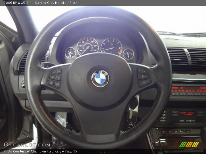Sterling Grey Metallic / Black 2006 BMW X5 4.4i