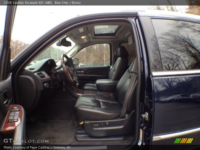 Blue Chip / Ebony 2008 Cadillac Escalade ESV AWD
