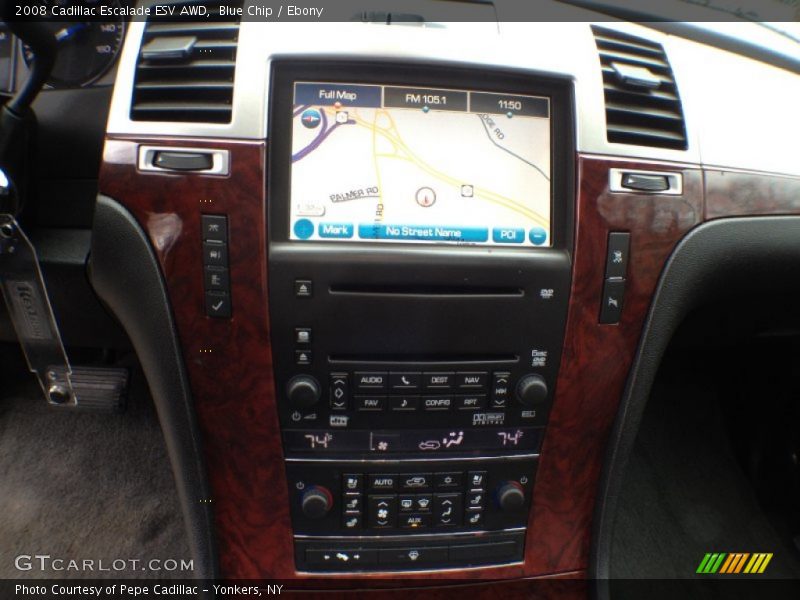 Blue Chip / Ebony 2008 Cadillac Escalade ESV AWD