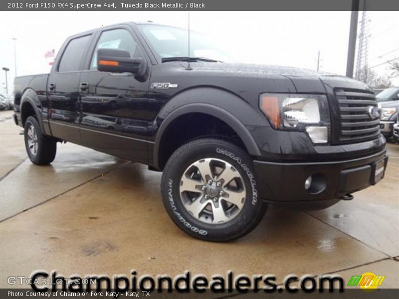 Tuxedo Black Metallic / Black 2012 Ford F150 FX4 SuperCrew 4x4